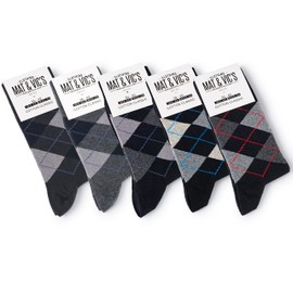 Mat & Vic's Men's Socks Women's Cotton Classic Crew Socks, Combed Cotton, Socks No Seam, Comfort Band, Black Colourful, White, EU 35–38 EU 39–42 (UK 5.5–8) 43–46 47-50 (UK 3–5, 5.5–8, 8.5–11, 12–15)