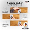 miaX Premium Ceramic Hob Scraper 2.0 - Innovative Automatic Blade