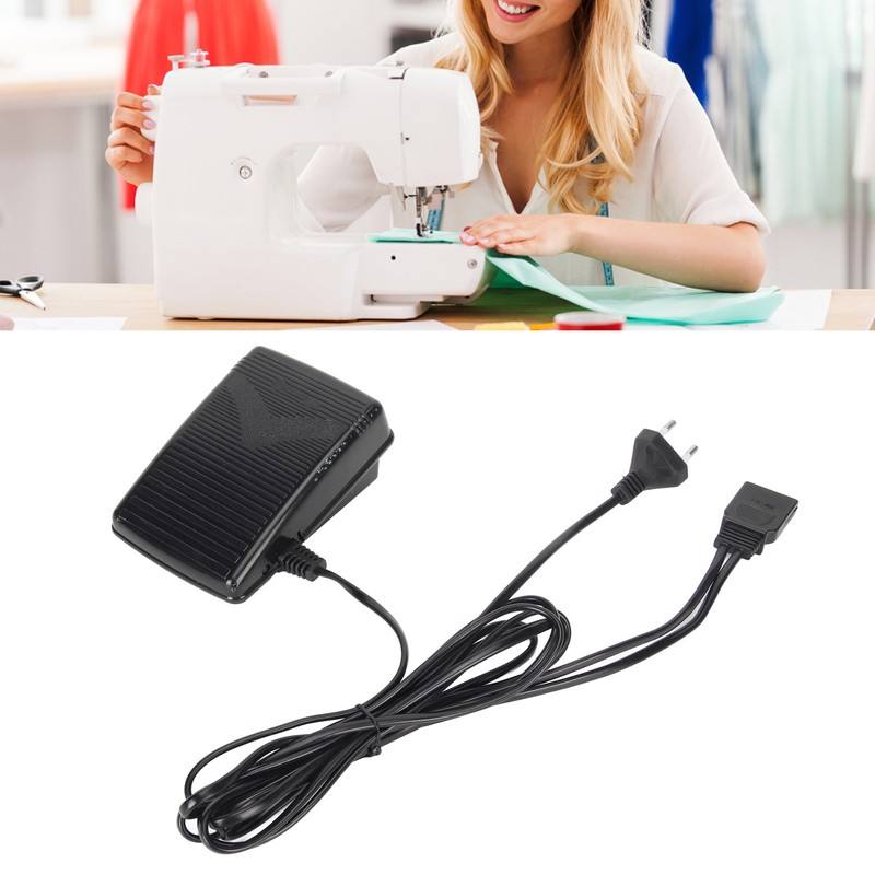 Sewing Machine Foot Pedal with Power Cord Skid Resistance Pad