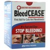 BleedCease First Aid for Cuts and Nosebleeds Sterile Packings 25