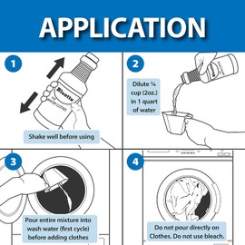 Bluette Laundry Bluing (2 Pack) - Laundry Detergent Whitener/Safe & Gentle For Delicate Fabrics/Whiter Whites and Brights/Perfect For Brightening Light Clothes, Sheets, Synthetics & More (413732PK2)