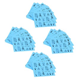 FOMIYES 32pcs Christmas Nail Art Stickers Semi Cured Gel Stickers for Women Safe Easy DIY Manicure Decorations