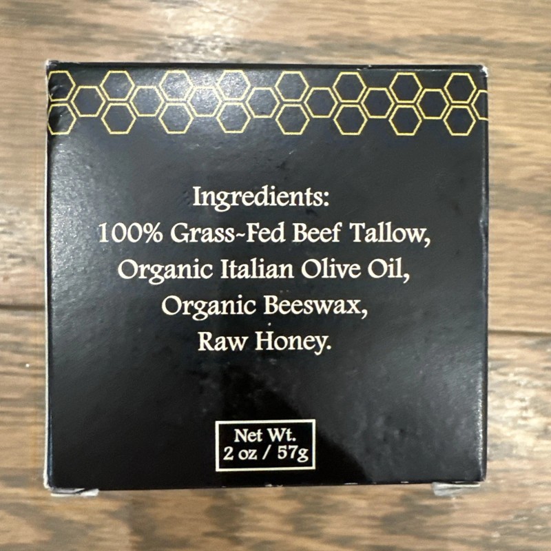 Lotus Terra Lotus Organic Grass-Fed Beef Tallow Honey Balm Moisturizing