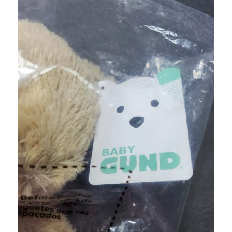 GUND Baby GUND My First Teddy 11" Soft Plush Tan