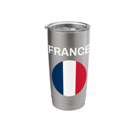 France Flag Modern Stainless Steel Insulated Tumbler