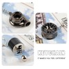 SJBAUTYO Set of 3 key rings, car keychain, turbo pendant,