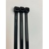 Houssity One Pack(100 pcs) 8 Inch Black Multi-Purpose Cable Zip