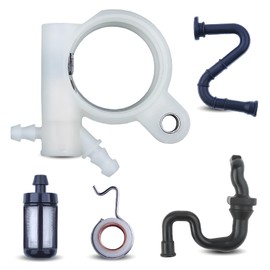 MS251 Oil Pump Kit for Stihl MS251 MS231 MS231C MS251C Chainsaw, Oil Pump + Worm Gear + Fuel Fil-ter + Oil Hose + Fuel Hose Replacement Parts # 1143 640 3201