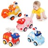JoyPlus Wind-up Car from 2 Years, Set of 4 Toy