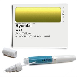 Genuine Colors Paint Pen Acid Yellow W9Y for Hyundai All Models, Accent, Kona, Kauai