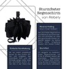 Windproof umbrella - thanks to reverse folding without drips -
