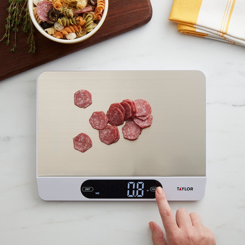 Taylor 22LB High Capacity Kitchen Food Scale with Stainless Steel