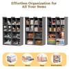 Ofiray-home 4 Tier Hanging Closet Organizer, 12 Compartments Sweater Organizer