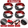 Wheel Arch Fender Protectors for Car Exterior – 4-Piece Carbon