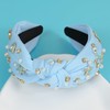 Gmmidea Ocean Knotted Headbands for Women Girls Beaded Seashell Starfish