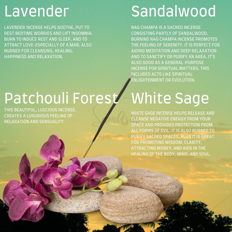 Satya Nag Champa Incense Sticks - 4 unique and premium