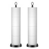 ROLABAM Toilet Paper Holder Stand with Reserve Function, Free Standing
