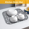 JOOKKI Sink Protectors for Kitchen Sink12.25"X11.5"Center Sink Mat 2pcs