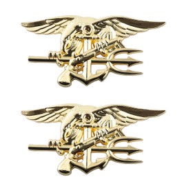 Navy-Seals Emblem Car Sticker Eagle Car Logo Decoration for Car Sticker (Gold)