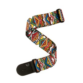 D'Addario Guitar Strap - Guitar Accessories - Electric Guitar Strap, Acoustic Guitar Strap, Acoustic Electric Guitar Strap & Bass Guitar Strap - Woven, Ndebele Design