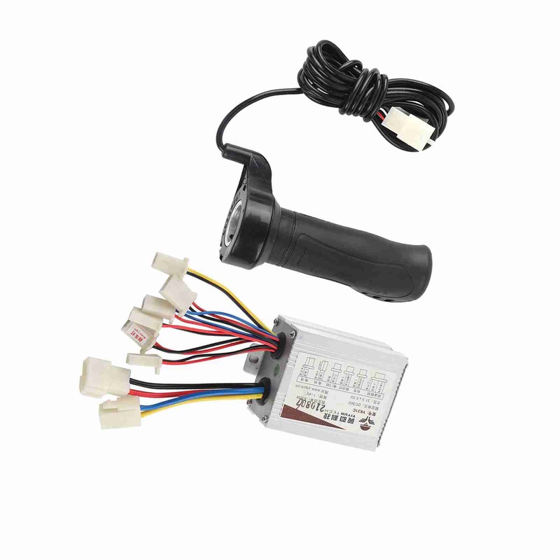 500W Motor Brushed Speed Controller &amp; Throttle Grip for Electric