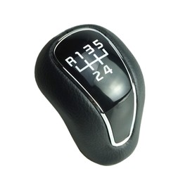 Gear Knob 5 Gears in Black Compatible with Hyundai Creta I / IX25 GS 2014 - Kia Ceed II JD 2014 - 2018 Facelift Only! | Cerato III YD 2012 - | Sportage III SL 2009 - | Forte K3 2012 - 2016