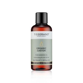 Tisserand - Organic Castor Oil - 100% Natural Pure - Moisturising Massage, Nails Skin and Hair Oil - Earthy and Grounding Aroma - Comes in Recycable Bottle - 100ml