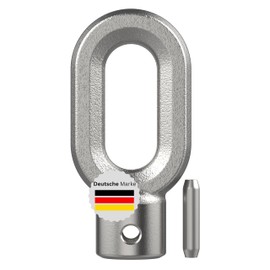Awning Eyelet Made of High-Quality Die-Cast Zinc 10 mm - Robust Crank Eyelet as Awning Replacement Part - Flexible Awning Accessories for Easy Assembly