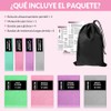 EDECOR Kit de 8 Bandas de Resistencia, Bandas Elásticas Fitness,