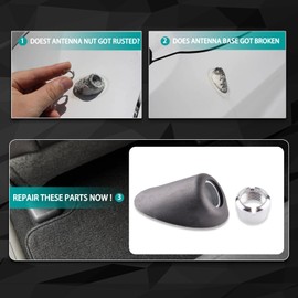 Unikpas Antenna Base Nut Compatible for Toyota Tacoma 2005-2015 Replacement Antenna Repair Kit