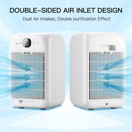 Aircillin 2-Pack Air Purifiers for Home Large Room Up to 908 Sq Ft Each One, HEPA Air Purifiers for Bedroom with Aromatherapy, HEPA Filter for Smoke, Pet Dander, 99.9% of 0.1 Microns Particles