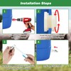 4 Pcs Pig Waterer Nipples for Barrel Kit, Stainless Steel