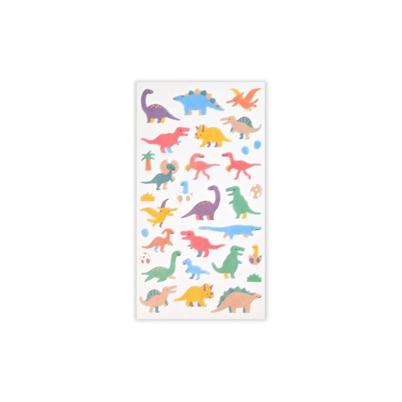 Nubby Large Non-Woven Sticker Dinosaur | Sticker Sticker, Non-Woven Fabric,