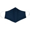 styleBREAKER Unisex Cotton Fabric Mask, Plain, Double Layer, Reusable, Washable,