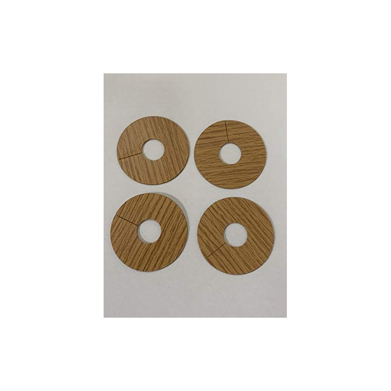 4 x Laser Cut (FC2 Oak) Pipe Surrounds/Covers for Laminate