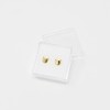 Aretes de Gato Gatito en Chapa de Oro de 22K
