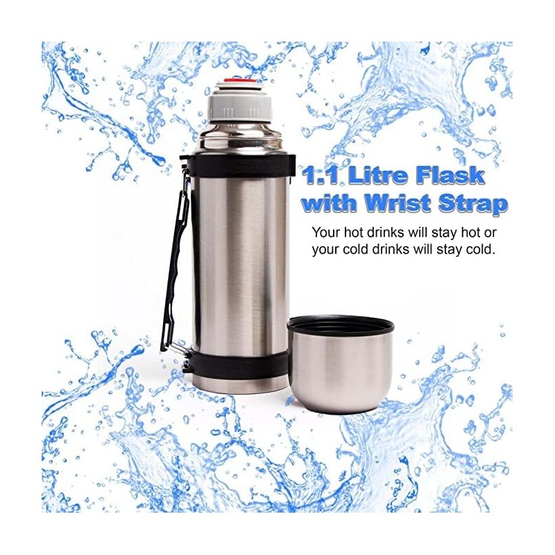 1 Litre Flask / 1.1 Litre Flask, Vacuum Flask, Camping