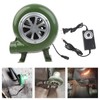 SUQIKMX Electric BBQ Fan, 100V/220V Electric Blower, Charcoal Chimney Starter,