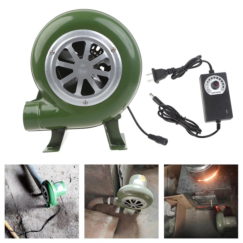 SUQIKMX Electric BBQ Fan, 100V/220V Electric Blower, Charcoal Chimney Starter,
