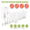 HomeChi 12 Pcs Púas Antipalomas Y Aves Caja Con Lineales