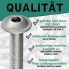 Rounded Head Screw with Flange and Hexagon Socket (ISK) According