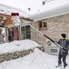 SHINMING Snow Rakes Roof Rake, 5-12 Ft Extendable (Up to