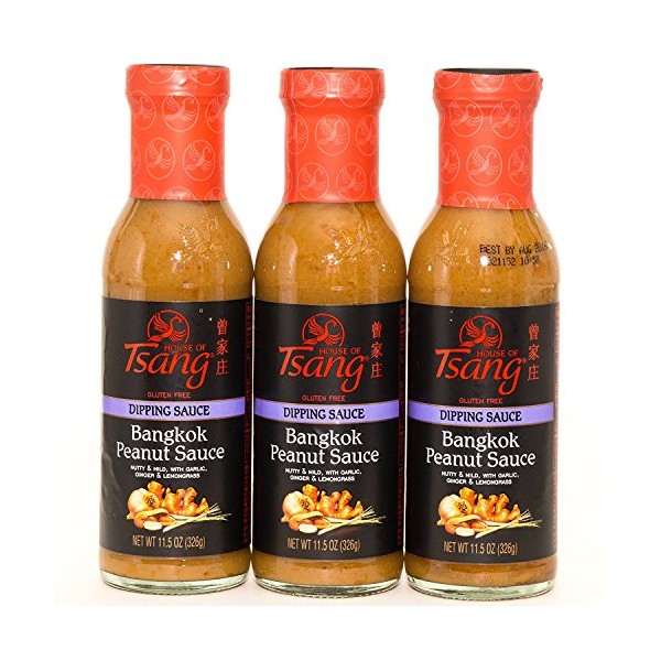 House of Tsang Bangkok Peanut Sauce 11.5 Oz (Pack of