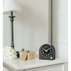 SEIKO Maris Non Ticking Desk/Alarm Clock, Black
