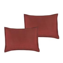 ESCA Full Comforter with Sheets Set - 7-Piece Burgundy Bed in a Bag Set