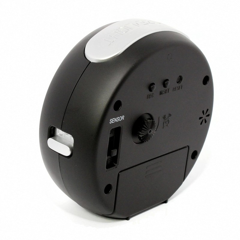 Atlanta 1850-7 Wireless Alarm Clock without Ticking with Night Light