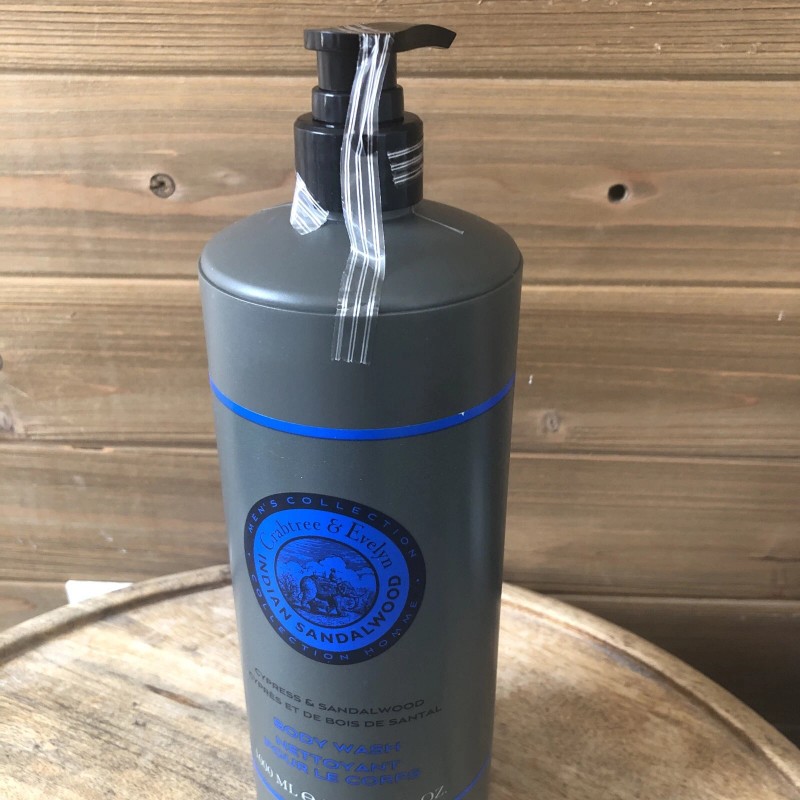 Crabtree & Evelyn Indian Sandalwood & Cypress Men's Liquid Body