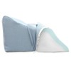 Lounge Doctor Elevating Leg Rest Wedge Pillow with Memory Foam,
