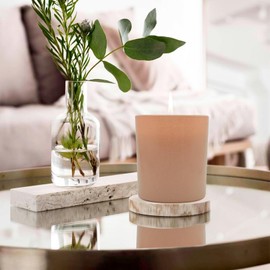 SMELLOLOGY Relax Moment Scented Candle,Aromatherapy Candle,7.8Oz Long Lasting&Holiday Candles,Great for Gifts (Seasalt Nymphaea)