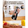 Sangcon 2 in 1 Electric Salt and Pepper Grinder Set